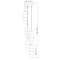 Z-Lite Cayden Chandelier, 5-Light, 12 In.W x 16.75 In.H, Matte Black/Clear + Etched Opal 1946P-5R-MB - alternate 4